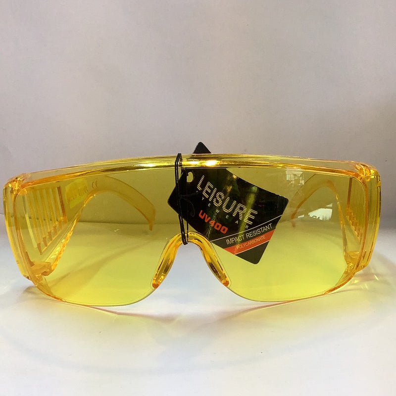 Yellow Wide Frame Sunglasses