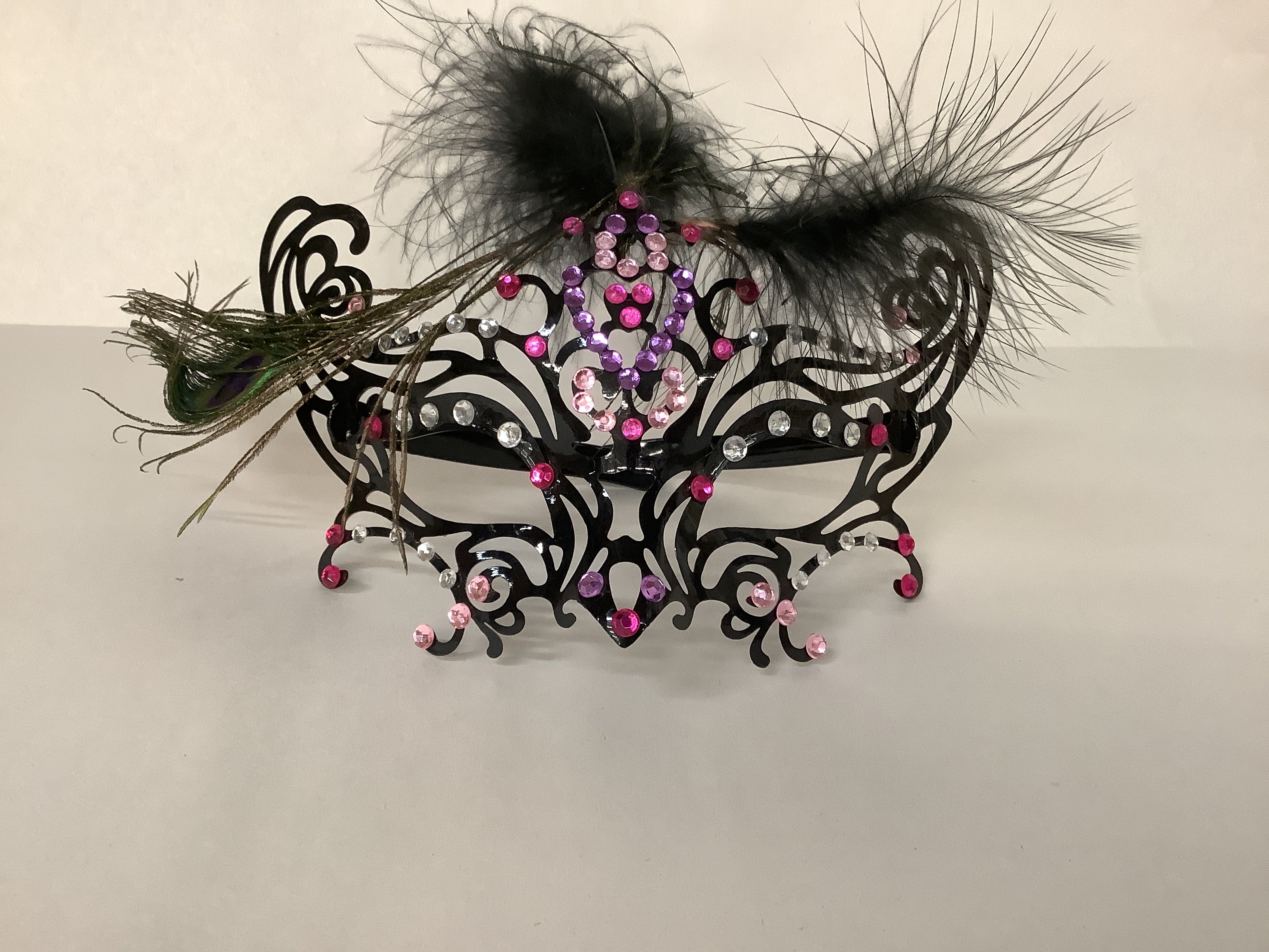 Black Flapper Eyemask Frames | Chicago Costume Company
