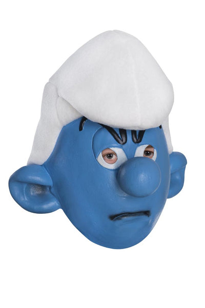 grouchy smurf kids mask hat latex
