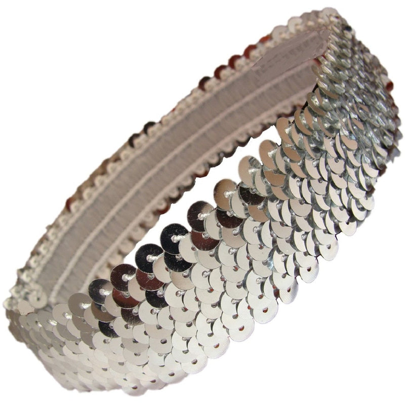 silver sequin bracelet