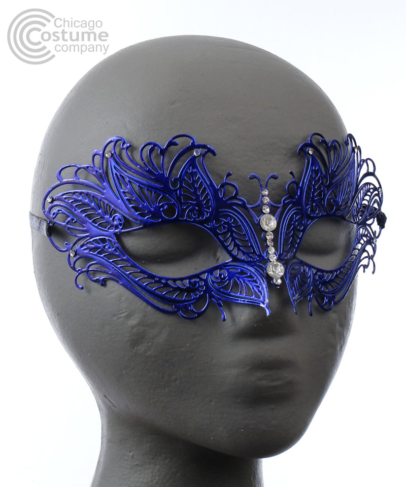 Sheila Metal Eye Mask-Blue