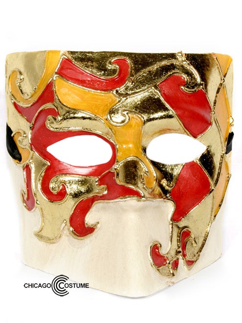 Etruscan Mask Red-Orange