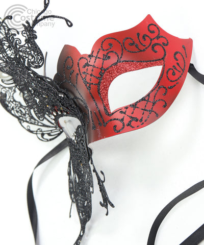 Emmanuelle Eye Mask-Red