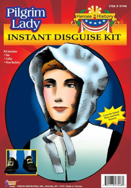 Pilgrim Man and Pilgrim Woman Instant Disguise Kit