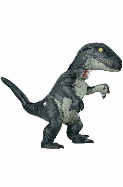 Jurassic World - Velociraptor Blue Inflatable Deluxe Adult Costume