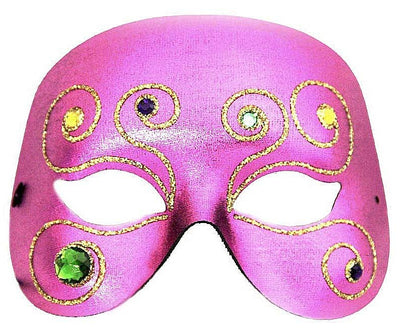 Purple Masquerade Glitz Mask -Purple