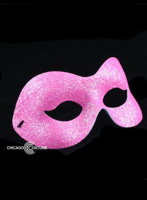 Fashion Glitter Mask-Hot Pink