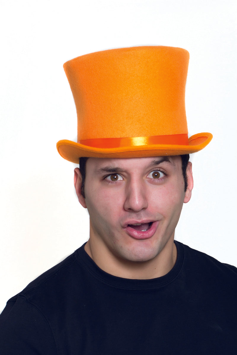 Orange Bell Topper Hat