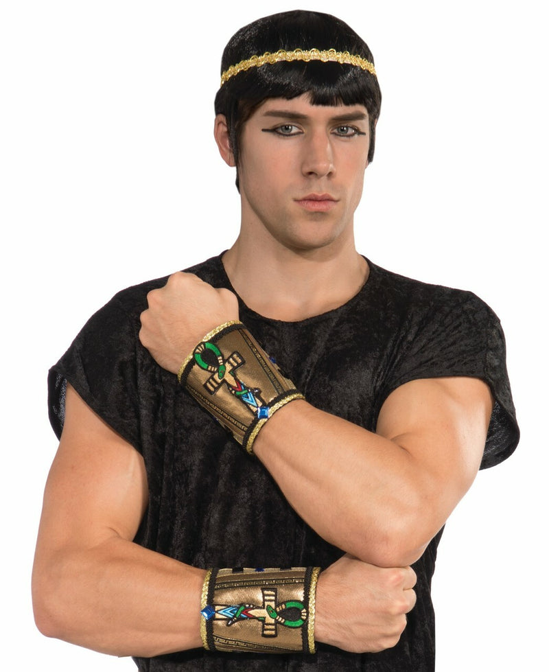 gold egyptian arm cuffs