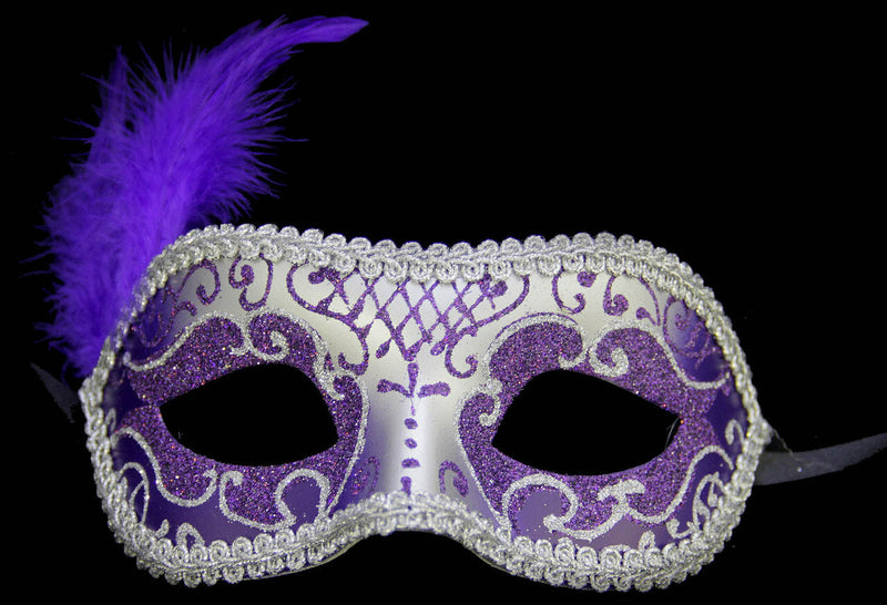 Bagloni Eye Mask-Purple/Silver