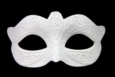 Paintable Party Mask white