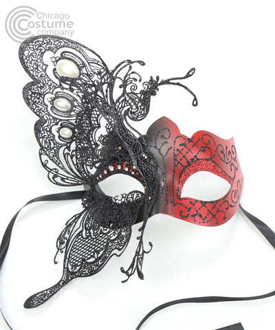 Emmanuelle Eye Mask-Red