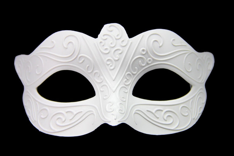 Paintable Masquerade Party Masks