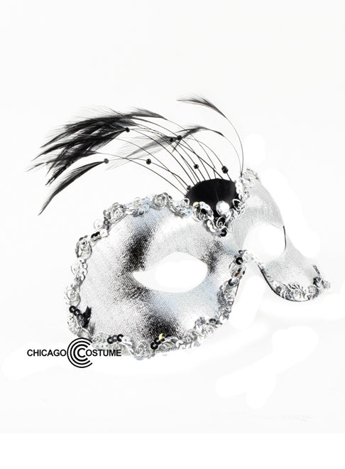 Torino Eye Mask- Silver