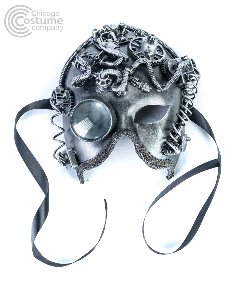 Artletio Steampunk Mask - Silver