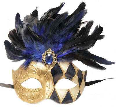 Le Saison Eye Mask Blue Gold