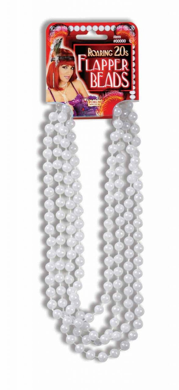 pearl beads flapper mardi gras 