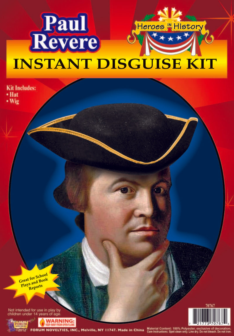 Heroes in History: Paul Revere Instant Disguise Kit
