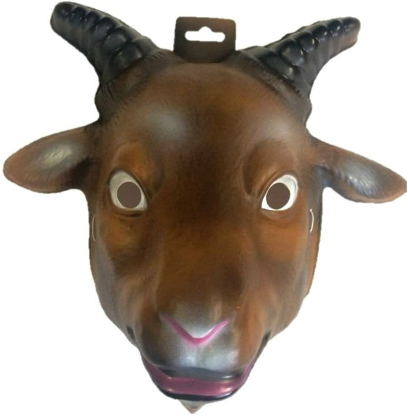 plastic goat mask