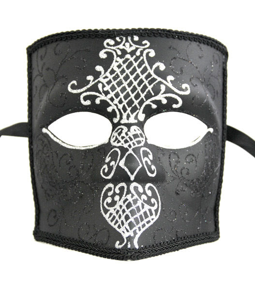 Bastille Bauta Mask-Silver