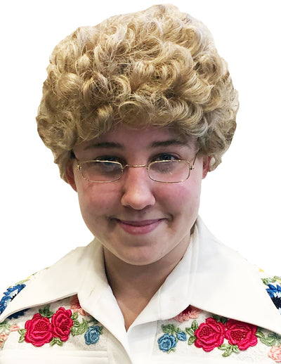 Memaw WigMy hip! It's the Memaw Wig! With this hair you'll be able to bake apple pies, count change at the pharmacy, and squeeze any cheek at the family reunion. Just don't forget your walker. the view  Ramune  old woman  old lady  memaw wig  memaw  Lorin  grandmas house  grandma  golden girls  curly  blanche