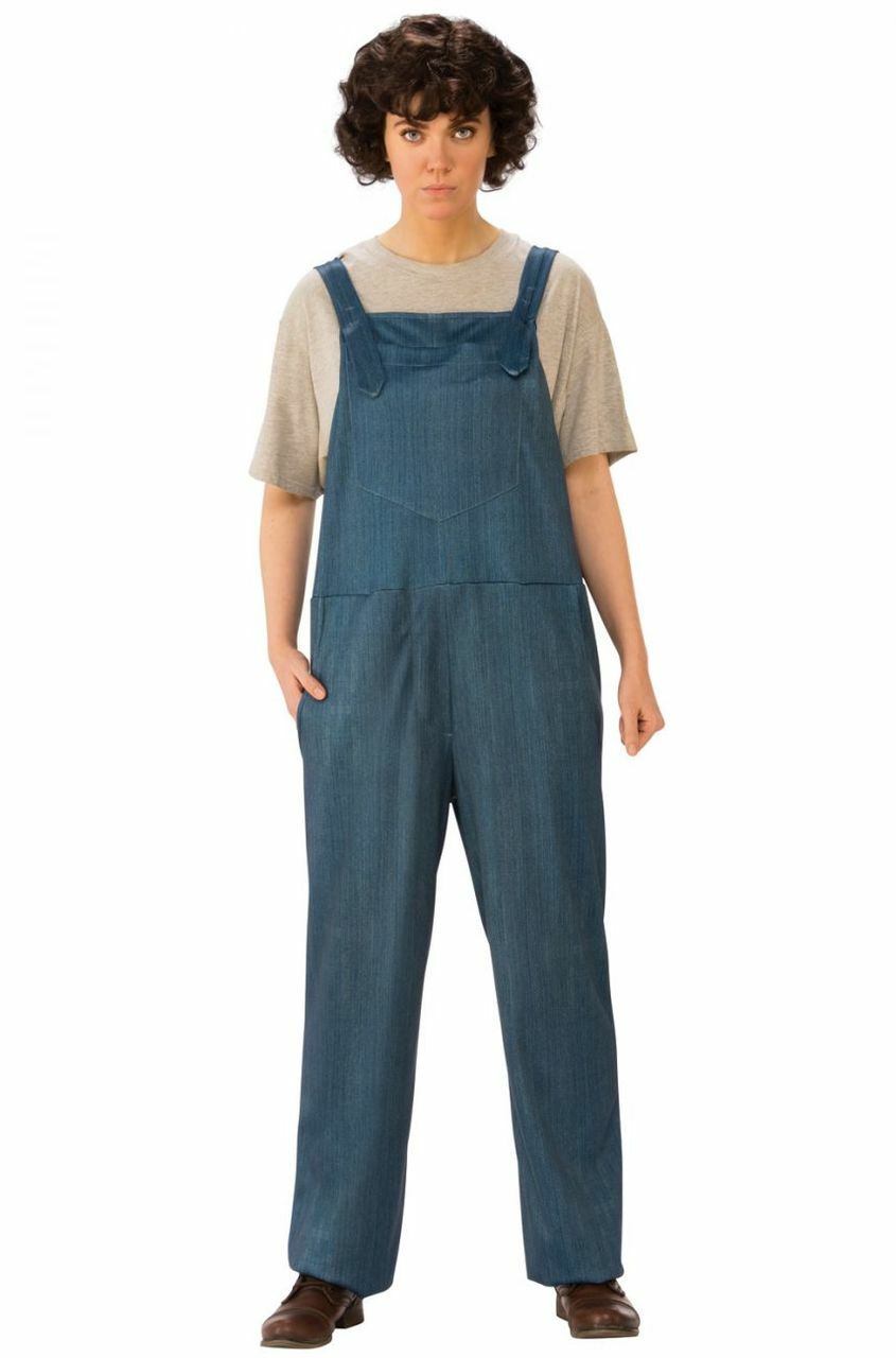 Stranger Things Eleven Overalls Adult Costume Chicago Costume