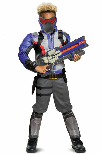 overwatch game soldier:76 child costume