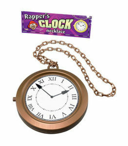 rapper clock necklace chain