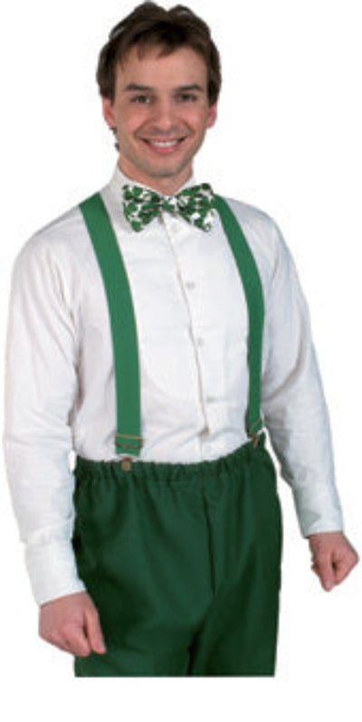 Green Costume Suspenders