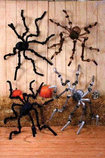8 Foot Light-Up Hairy Spider