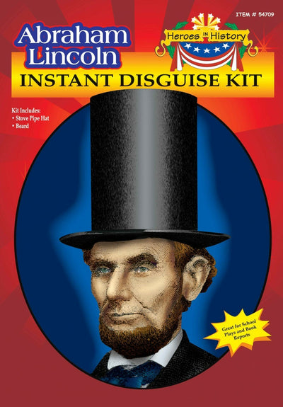 Heroes in History: Abraham Lincoln Instant Disguise Kit