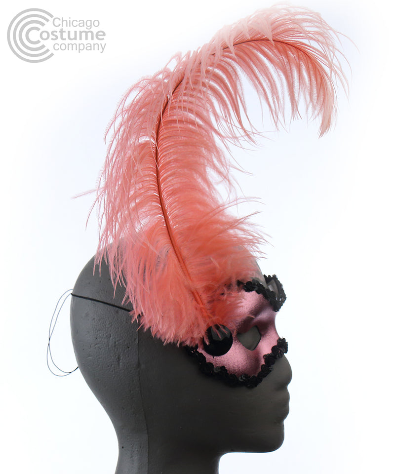 Pink masquerade mask