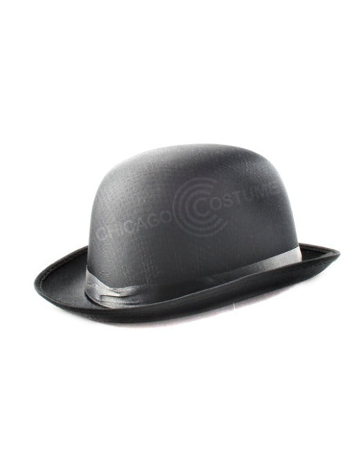 Satin Bowler Hat