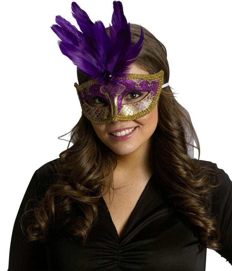 Carnival Mask- Purple