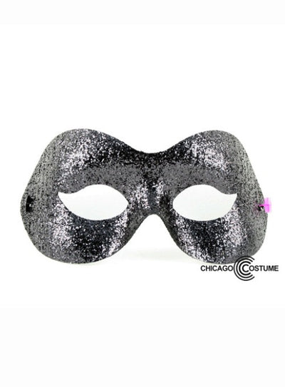 Fashion Glitter Mask-Black