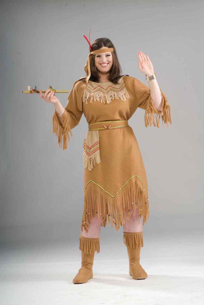 Full - Figured Native American Maiden