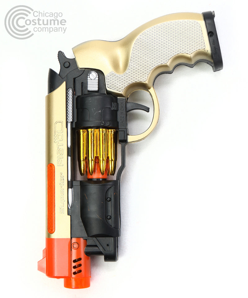 LED Light Up Self Loading Action Toy Pistol Gun