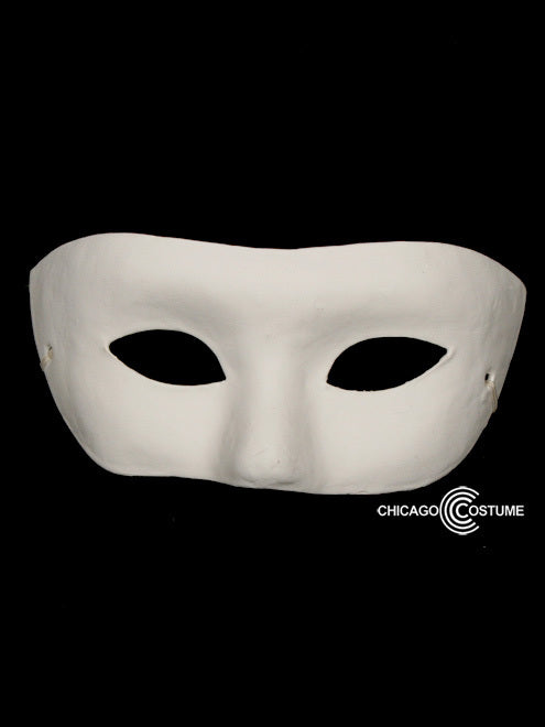 Paintable White Masquerade Eye Mask – Chicago Costume Company