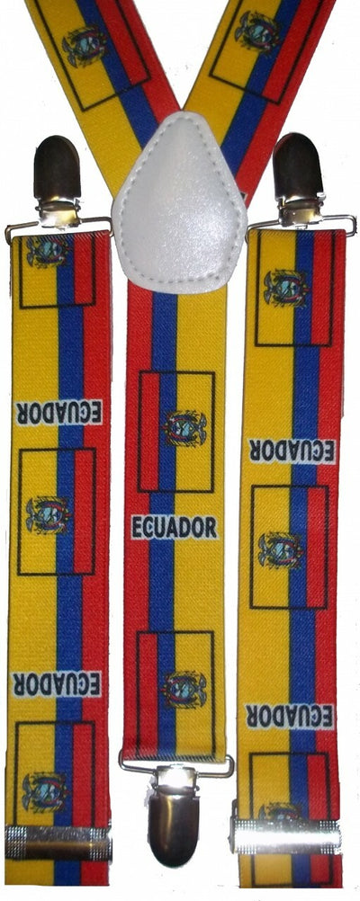 International Flag Suspenders Ecuador