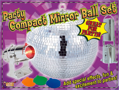 Disco Party Compact Mirror Ball Set -8"