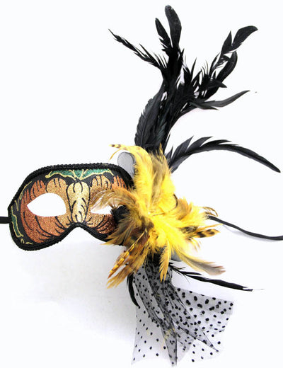 Margaux Eye Mask w- Feathers