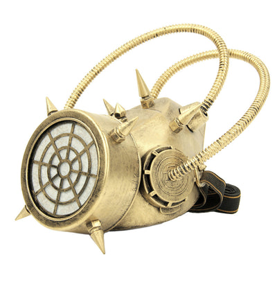 Senecio Gas Mask Gold Steampunk