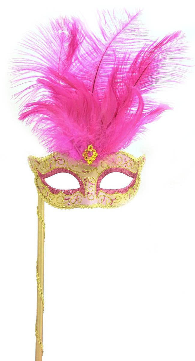 Incognito Eye Mask with stick-Pink