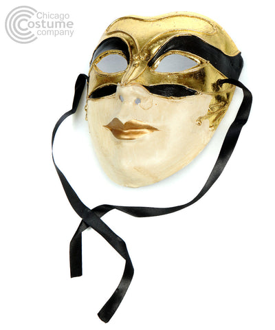 Paradoxum Full Face Mask-Gold and Black