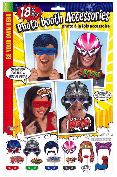 Be Your Own Hero Photobooth Accessories