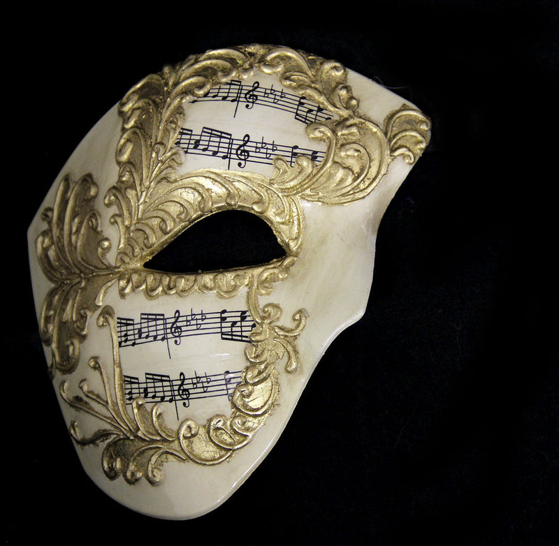 Fantume Half Face Mask-Gold 