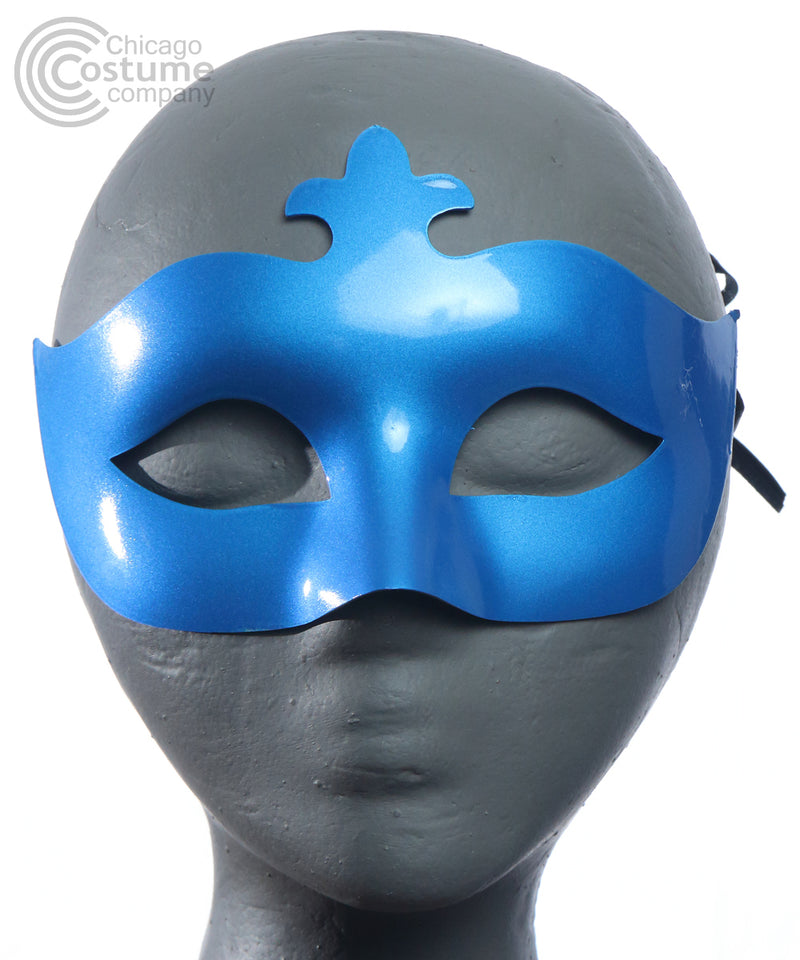 Gabrielle Fleur de Lis Eye Mask-Blue