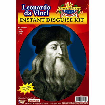 Heroes in History: Leonardo Da Vinci Instant Disguise Kit
