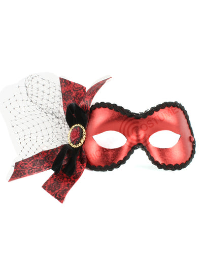 Loretta Eye Mask- Red