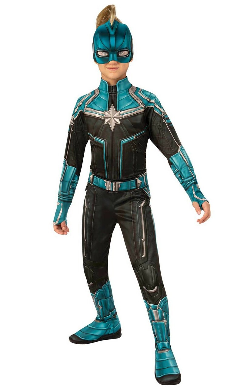Kids Captain Marvel Economy Kree Suit Costume